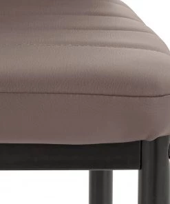 Loftscape Polsterstuhl Orelle I (2er-Set) - Kunstleder / Eisen - Cappuccino / Schwarz -Deutschland Stühle Verkaufs-Shop 1000229579 201104 14075600039 DETAILS P000000001000229579