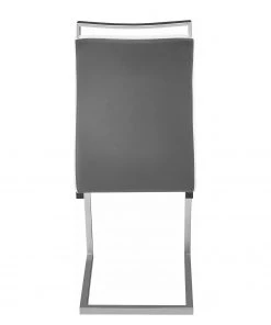 Loftscape Freischwinger Ibos (2er-Set) - Kunstleder / Chrom - Grau -Deutschland Stühle Verkaufs-Shop 1000229583 201104 14080900057 DETAILS P000000001000229583