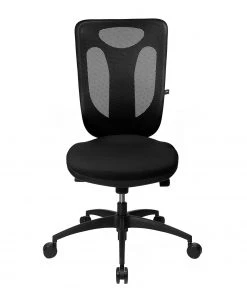 Topstar Bürostuhl Net Pro 100 - Netz- & Webstoff / Kunststoff - Schwarz / Schwarz