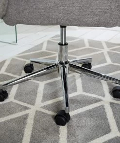 Furnitive Bürostuhl Valady II - Microfaser / Eisen - Grau / Chrom -Deutschland Stühle Verkaufs-Shop 1000230741 220629 033 DETAILS P000000001000230741