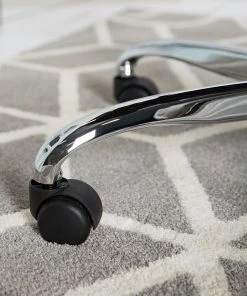 Furnitive Bürostuhl Valady II - Microfaser / Eisen - Grau / Chrom -Deutschland Stühle Verkaufs-Shop 1000230741 220629 034 DETAILS P000000001000230741