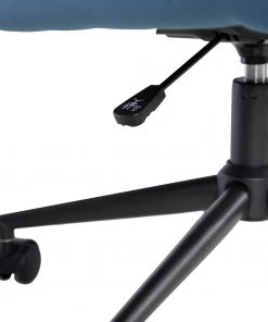 Furnitive Bürostuhl Valady I - Samt / Eisen - Blau / Schwarz -Deutschland Stühle Verkaufs-Shop 1000230746 220322 037 DETAILS P000000001000230746