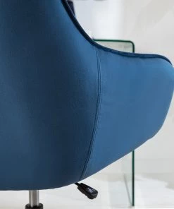 Furnitive Bürostuhl Valady I - Samt / Eisen - Blau / Schwarz -Deutschland Stühle Verkaufs-Shop 1000230746 220629 025 MOOD DETAILS P000000001000230746 mood