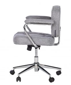 Furnitive Bürostuhl Orlu II - Webstoff / Eisen - Hellgrau / Chrom 16 Furnitive Bürostuhl Orlu II - Webstoff / Eisen - Hellgrau / Chrom -Deutschland Stühle Verkaufs-Shop 1000230748 220330 031 DETAILS P000000001000230748