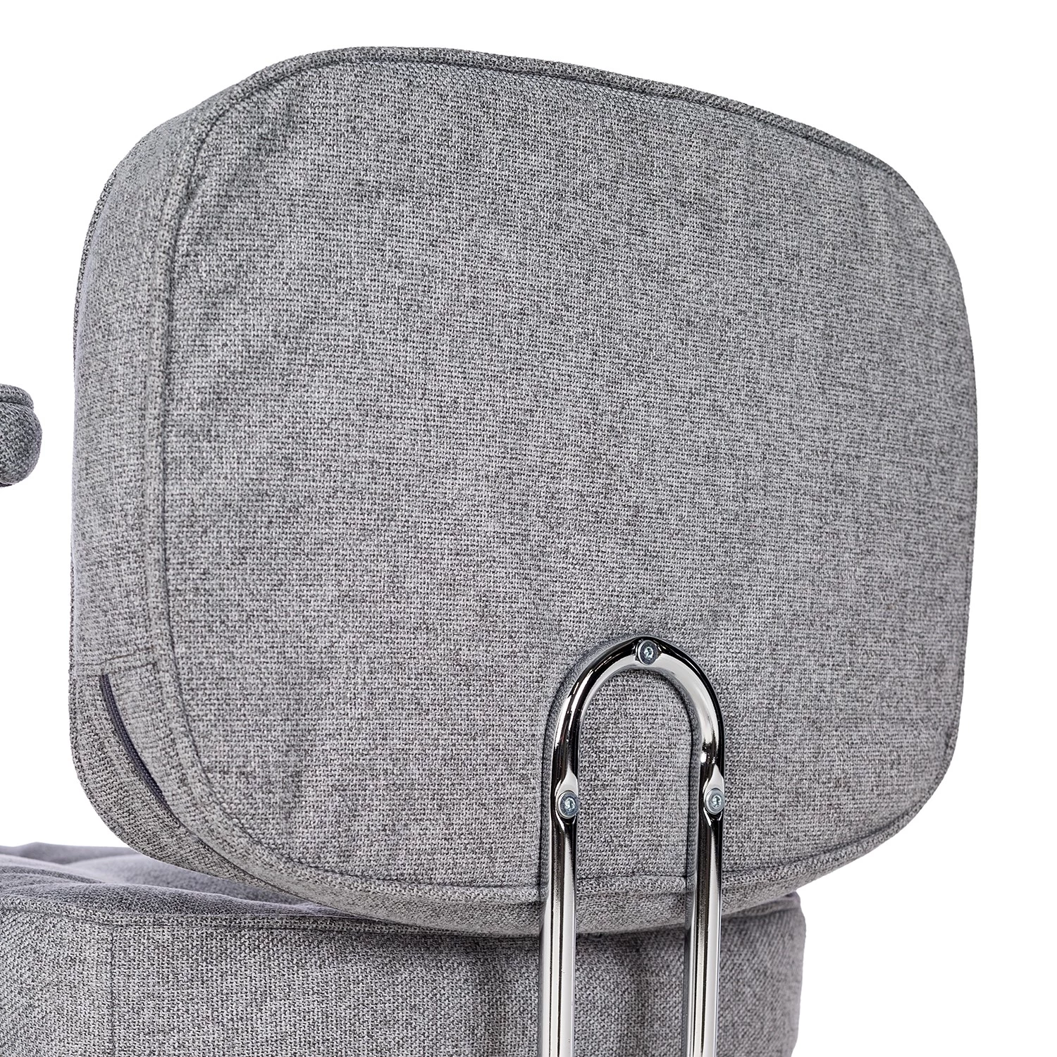 Furnitive Bürostuhl Orlu II - Webstoff / Eisen - Hellgrau / Chrom 12 Furnitive Bürostuhl Orlu II - Webstoff / Eisen - Hellgrau / Chrom – Bild 12