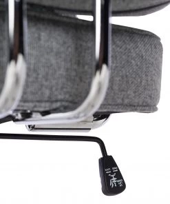 Furnitive Bürostuhl Orlu II - Webstoff / Eisen - Hellgrau / Chrom 25 Furnitive Bürostuhl Orlu II - Webstoff / Eisen - Hellgrau / Chrom -Deutschland Stühle Verkaufs-Shop 1000230748 220330 037 DETAILS P000000001000230748