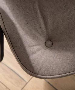 Furnitive Bürostuhl Orlu I - Microfaser / Eisen - Vintage Taupe / Schwarz -Deutschland Stühle Verkaufs-Shop 1000230752 220406 032 DETAILS P000000001000230752