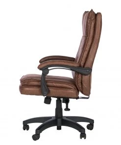 Furnitive Chefsessel Wisdom - Microfaser / Kunststoff - Vintage Braun / Schwarz -Deutschland Stühle Verkaufs-Shop 1000230753 220330 031 DETAILS P000000001000230753