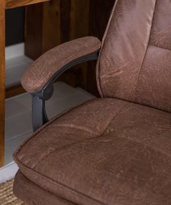 Furnitive Chefsessel Wisdom - Microfaser / Kunststoff - Vintage Braun / Schwarz -Deutschland Stühle Verkaufs-Shop 1000230753 220624 021 MOOD DETAILS P000000001000230753 mood