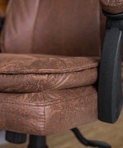 Furnitive Chefsessel Wisdom - Microfaser / Kunststoff - Vintage Braun / Schwarz -Deutschland Stühle Verkaufs-Shop 1000230753 220624 024 MOOD DETAILS P000000001000230753 mood