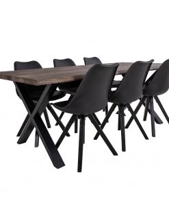 Norrwood Esszimmerstuhl Trebes I (2er-Set) - Kunststoff / Gummibaum massiv - Schwarz / Schwarz -Deutschland Stühle Verkaufs-Shop 1000231008 201125 16492100018 DETAILS P000000001000231008