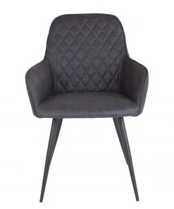 Red Living Armlehnenstuhl Pierry I (2er-Set) - Kunstleder / Stahl - Vintage Grau -Deutschland Stühle Verkaufs-Shop 1000231016 201125 16492300076 DETAILS P000000001000231016