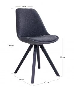 Norrwood Esszimmerstuhl Trebes III (2er-Set) - Webstoff / Gummibaum massiv - Dunkelgrau / Schwarz 11 Norrwood Esszimmerstuhl Trebes III (2er-Set) - Webstoff / Gummibaum massiv - Dunkelgrau / Schwarz -Deutschland Stühle Verkaufs-Shop 1000231022 201125 16492600128 SKETCH DETAILS P000000001000231022 sketch