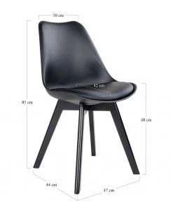 Norrwood Esszimmerstuhl Salon (2er-Set) - Kunststoff / Gummibaum massiv - Schwarz 9 Norrwood Esszimmerstuhl Salon (2er-Set) - Kunststoff / Gummibaum massiv - Schwarz -Deutschland Stühle Verkaufs-Shop 1000231033 201125 16492900208 SKETCH DETAILS P000000001000231033 sketch