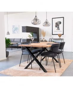 Loftscape Polsterstuhl Muel I (2er-Set) - Webstoff / Stahl - Grau -Deutschland Stühle Verkaufs-Shop 1000231042 201125 16493200271 MOOD DETAILS P000000001000231042 mood