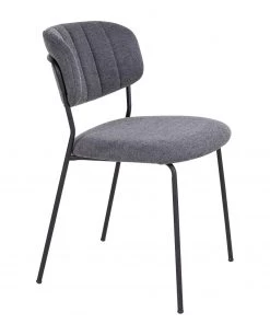 Loftscape Polsterstuhl Muel I (2er-Set) - Webstoff / Stahl - Grau -Deutschland Stühle Verkaufs-Shop 1000231042 201125 16493200276 DETAILS P000000001000231042