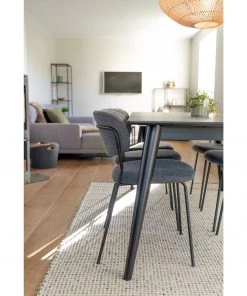 Loftscape Polsterstuhl Muel I (2er-Set) - Webstoff / Stahl - Grau -Deutschland Stühle Verkaufs-Shop 1000231042 201125 16493200278 DETAILS P000000001000231042