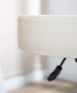 Furnitive Drehhocker Leek - Kunstleder / Metall - Weiß -Deutschland Stühle Verkaufs-Shop 1000231308 220328 031 DETAILS P000000001000231308