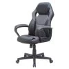 Furnitive Gaming Chair Auxon - Kunstleder / Nylon - Schwarz / Grau