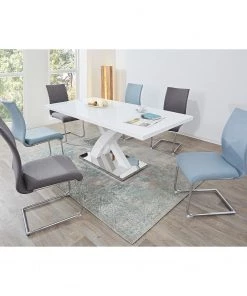 Loftscape Freischwinger Lunery I (2er-Set) - Webstoff / Stahl - Grau -Deutschland Stühle Verkaufs-Shop 1000233974 210108 13095900289 MOOD DETAILS P000000001000233974 mood