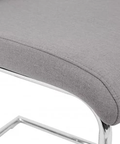 Loftscape Freischwinger Lunery I (2er-Set) - Webstoff / Stahl - Grau -Deutschland Stühle Verkaufs-Shop 1000233974 210108 13100600294 DETAILS P000000001000233974