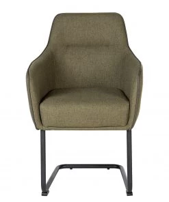 Fredriks Freischwinger Luzille - Olivgrün -Deutschland Stühle Verkaufs-Shop 1000234575 210811 11595800002 DETAILS P000000001000234575