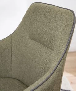 Fredriks Freischwinger Luzille - Olivgrün -Deutschland Stühle Verkaufs-Shop 1000234575 210929 085542000033 DETAILS P000000001000234575