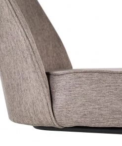 Fredriks Freischwinger Coggia (2er-Set) - Webstoff / Eisen - Cappuccino / Schwarz -Deutschland Stühle Verkaufs-Shop 1000234595 210811 11595900047 DETAILS P000000001000234595