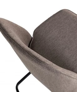 Fredriks Freischwinger Coggia (2er-Set) - Webstoff / Eisen - Cappuccino / Schwarz -Deutschland Stühle Verkaufs-Shop 1000234595 210811 11595900048 DETAILS P000000001000234595