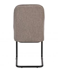 Fredriks Freischwinger Coggia (2er-Set) - Webstoff / Eisen - Cappuccino / Schwarz -Deutschland Stühle Verkaufs-Shop 1000234595 210811 11595900050 DETAILS P000000001000234595