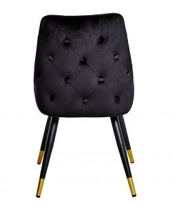 Jack & Alice Polsterstuhl Loix (2er-Set) - Samt / Stahl - Schwarz -Deutschland Stühle Verkaufs-Shop 1000234601 210115 12513500040 DETAILS P000000001000234601