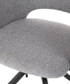 Mørteens Armlehnenstuhl Publier - Webstoff / Stahl - Grau meliert / Schwarz -Deutschland Stühle Verkaufs-Shop 1000235393 210818 08500400062 DETAILS P000000001000235393