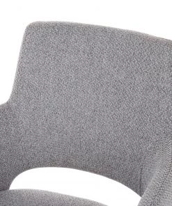 Mørteens Armlehnenstuhl Publier - Webstoff / Stahl - Grau meliert / Schwarz -Deutschland Stühle Verkaufs-Shop 1000235393 210818 08500400063 DETAILS P000000001000235393