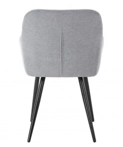 Mørteens Armlehnenstuhl Senon - Webstoff / Stahl - Grau meliert / Schwarz -Deutschland Stühle Verkaufs-Shop 1000235395 210818 08500500077 DETAILS P000000001000235395