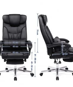 Loftscape Bürostuhl Flers - Kunstleder / Edelstahl - Schwarz -Deutschland Stühle Verkaufs-Shop 1000235719 210118 06422700153 SKETCH DETAILS P000000001000235719 sketch