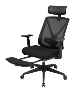 Loftscape Bürostuhl Galey - Webstoff / Stahl - Schwarz