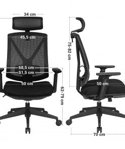 Loftscape Bürostuhl Galey - Webstoff / Stahl - Schwarz 13 Loftscape Bürostuhl Galey - Webstoff / Stahl - Schwarz -Deutschland Stühle Verkaufs-Shop 1000235759 210118 06462900327 SKETCH DETAILS P000000001000235759 sketch