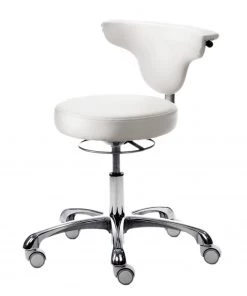 Mayer Sitzmöbel Bürodrehstuhl myJAZZ - Kunstleder / Aluminium - Weiß