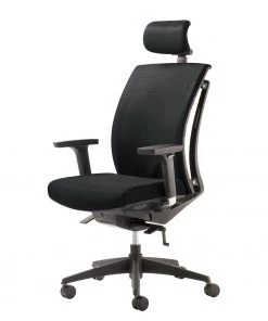 Mayer Sitzmöbel Bürodrehstuhl myARTI CHAIR - Flachgewebe / Kunststoff - Schwarz