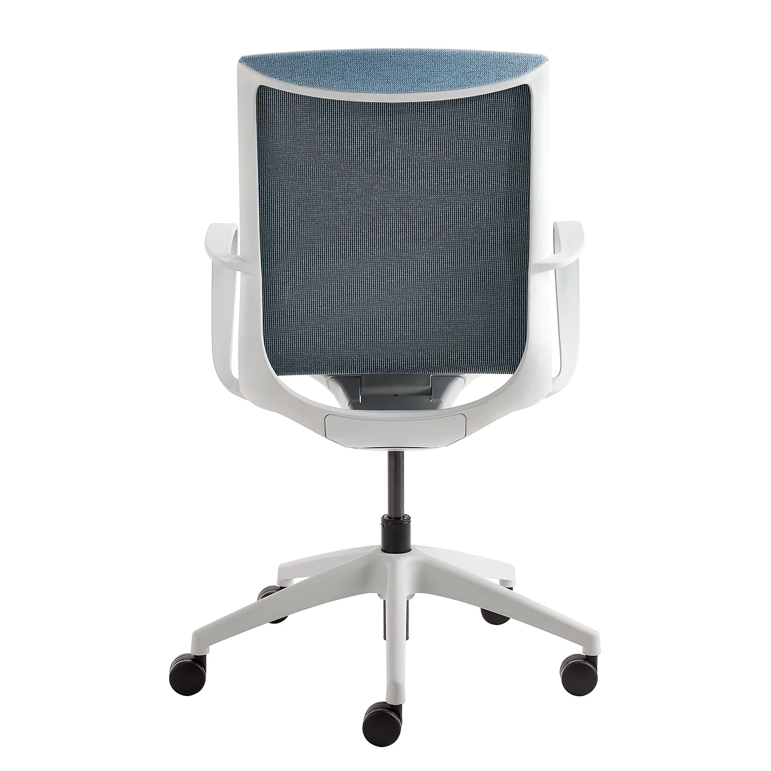 Mayer Sitzmöbel Bürodrehstuhl myMORRIS - Flachgewebe / Kunststoff - Hellblau / Weiß 4 Mayer Sitzmöbel Bürodrehstuhl myMORRIS - Flachgewebe / Kunststoff - Hellblau / Weiß – Bild 4