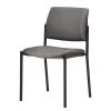 Mayer Sitzmöbel Stapelstuhl myPLANO I - Flachgewebe / Stahl - Grau / Schwarz
