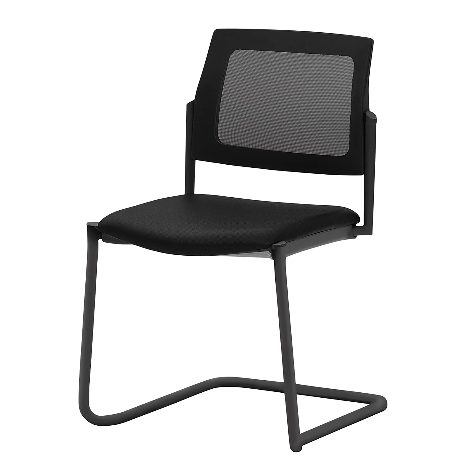 Mayer Sitzmöbel Freischwinger myPLANO V - Flachgewebe / Stahl - Kirschrot / Schwarz 1 Mayer Sitzmöbel Freischwinger myPLANO V - Flachgewebe / Stahl - Kirschrot / Schwarz