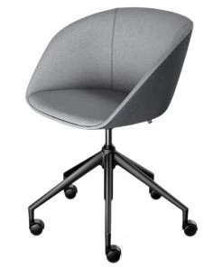 Sedus Bürostuhl cosy home - Webstoff / Stahl - Grau