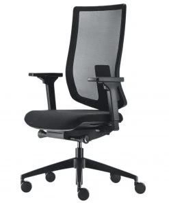 Sedus Bürostuhl se:do PRO light I - Webstoff & Membranbespannung / Stahl - Schwarz