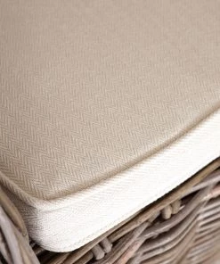 Naturoo Esszimmersessel Lozon - Rattan / Webstoff - Kubu Grey / Creme -Deutschland Stühle Verkaufs-Shop 1000240169 210115 08034200005 DETAILS P000000001000240169