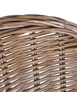 Naturoo Esszimmersessel Lozon - Rattan / Webstoff - Kubu Grey / Creme -Deutschland Stühle Verkaufs-Shop 1000240169 210115 08034500007 DETAILS P000000001000240169
