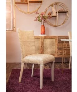 Naturoo Polsterstuhl Morbier - Rattan / Mahagoni massiv - Rattan / 13 Naturoo Polsterstuhl Morbier - Rattan / Mahagoni massiv - Rattan / -Deutschland Stühle Verkaufs-Shop 1000240170 210115 08035500013 MOOD DETAILS P000000001000240170 mood