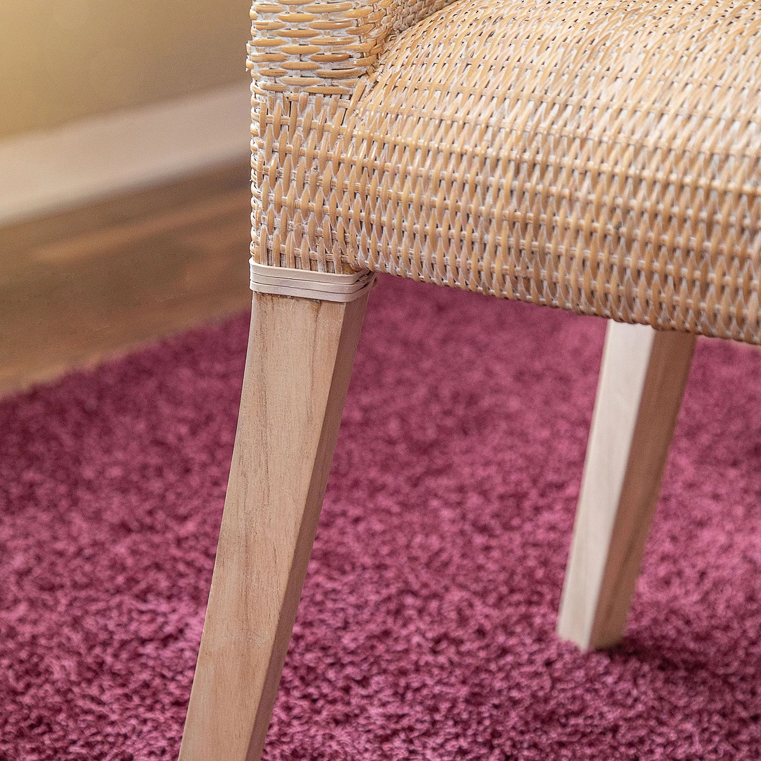 Naturoo Polsterstuhl Morbier - Rattan / Mahagoni massiv - Rattan / 7 Naturoo Polsterstuhl Morbier - Rattan / Mahagoni massiv - Rattan / – Bild 7