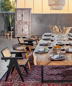 Naturoo Armlehnenstuhl Najac III - Recycled Teak massiv / Rattan - Schwarz -Deutschland Stühle Verkaufs-Shop 1000240177 210115 08043500036 MOOD DETAILS P000000001000240177 mood