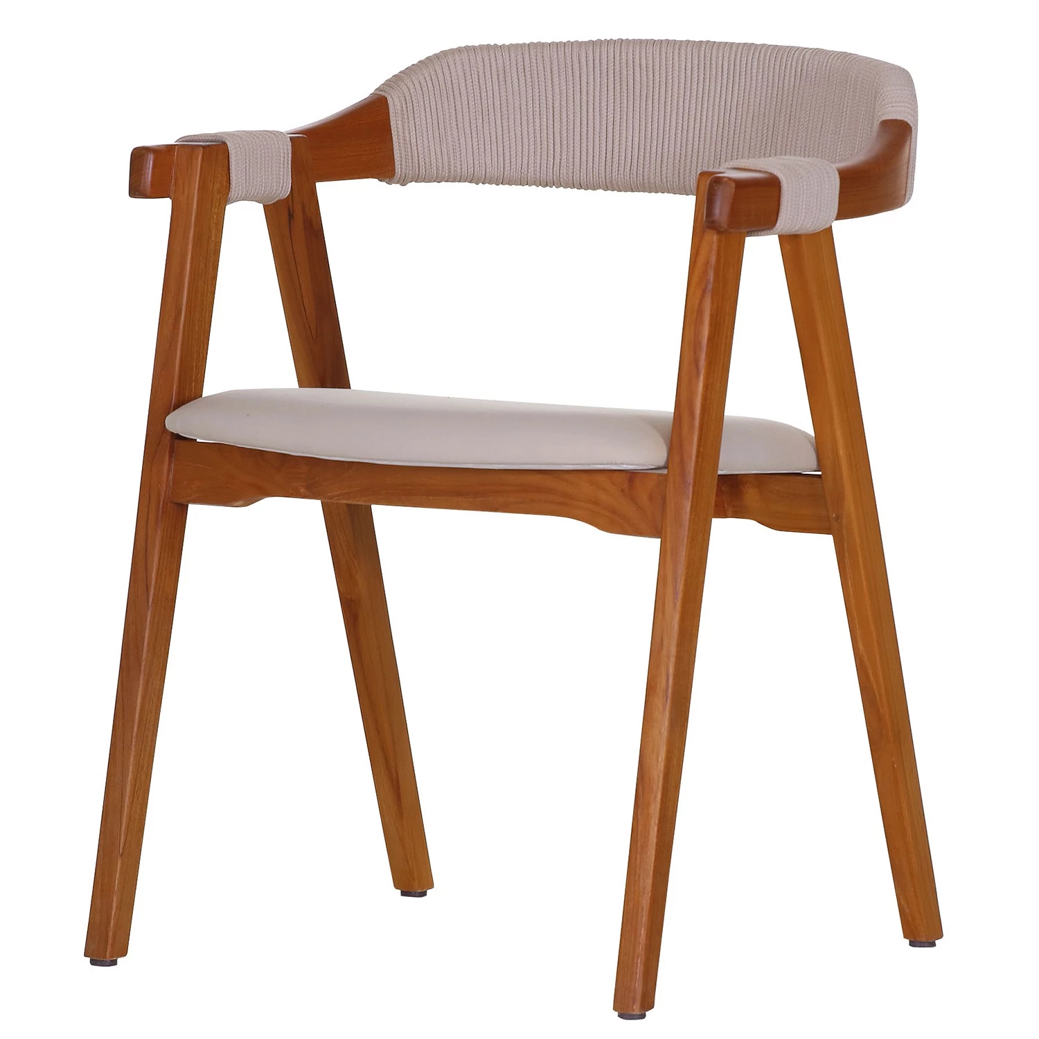 Naturoo Armlehnenstuhl Najac I - Recycled Teak massiv / Juteseil & Webstoff - Beige 1 Naturoo Armlehnenstuhl Najac I - Recycled Teak massiv / Juteseil & Webstoff - Beige